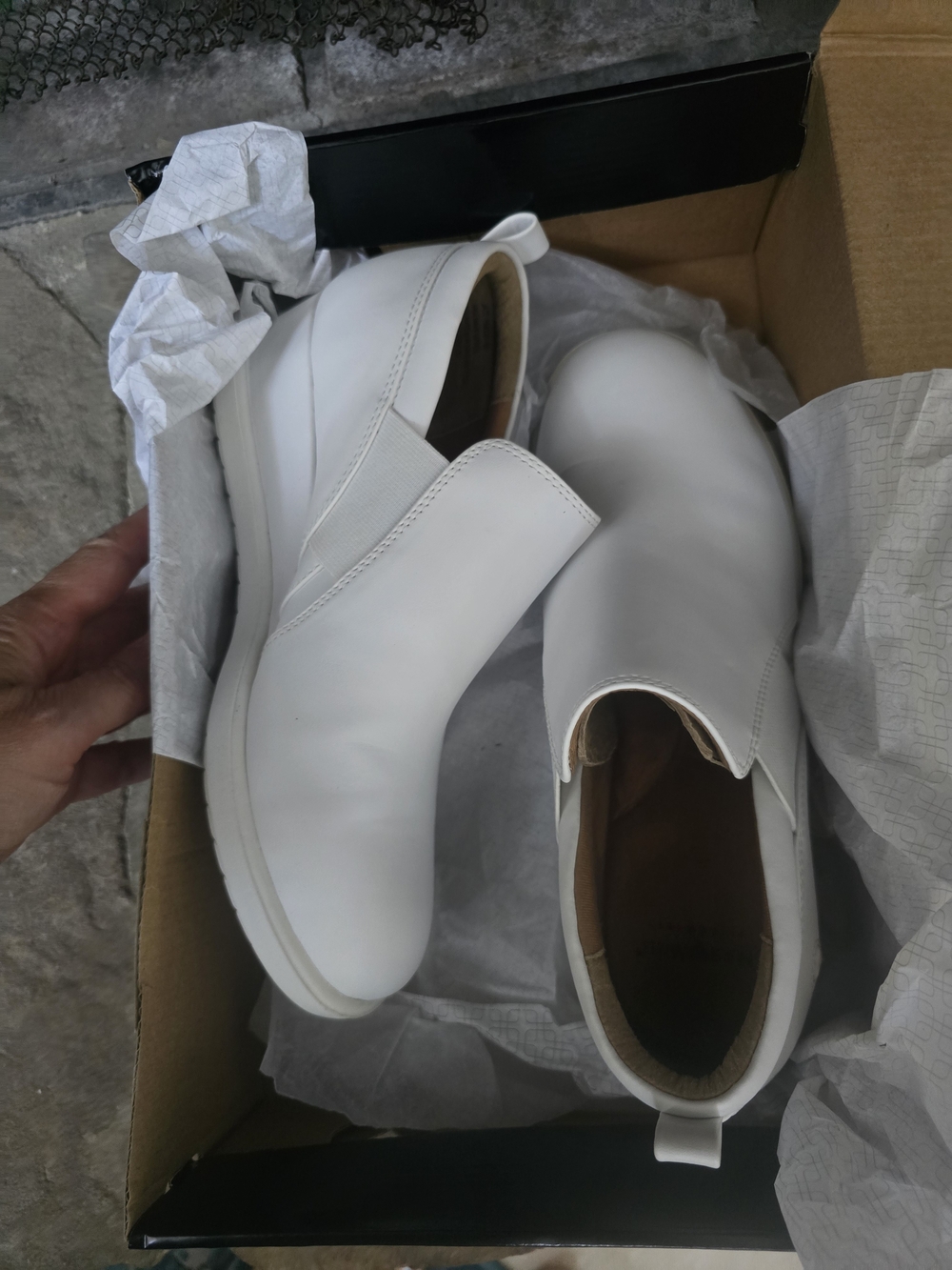 Nurse Mates White Slip-On Nursing Clogs